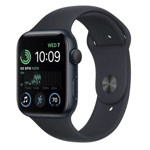 Умные часы Apple Watch SE (2022) 40mm Aluminum Case with Sport Band Midnight (S/M) фото 