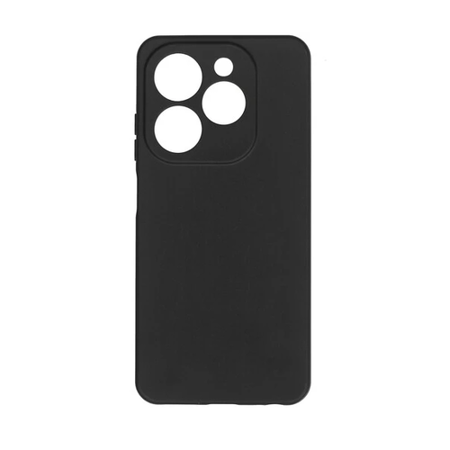 Накладка силиконовая BoraSCO Silicone Case Infinix HOT 40i/Smart 8+/Smart 8/Smart 8 Pro Black фото 